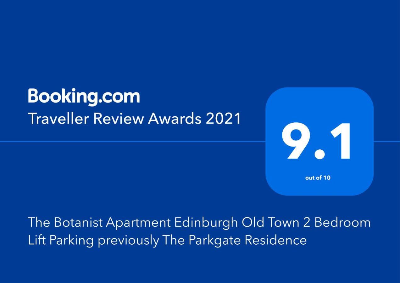 The Botanist Apartment Edinburgh Old Town 2 Bedroom Lift Parking Exteriér fotografie